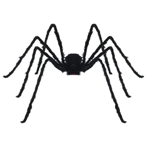 Декорация с паяк за Хелоуин 3 pcs Черно 200 cm