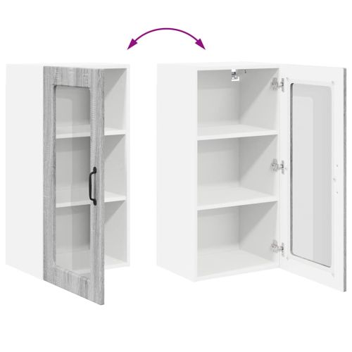 Кухненски шкаф Сив Сонома 40 x 31 x 80 см Инженерно дърво