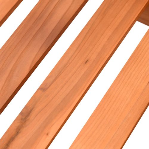 Поставка за цветя с колелца, 95x25x101 см, масивна ела