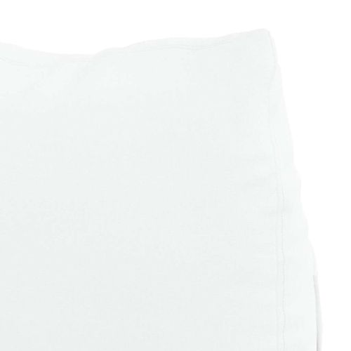 Възглавница за гръб Бяло 60 x 20 x 50 см текстил