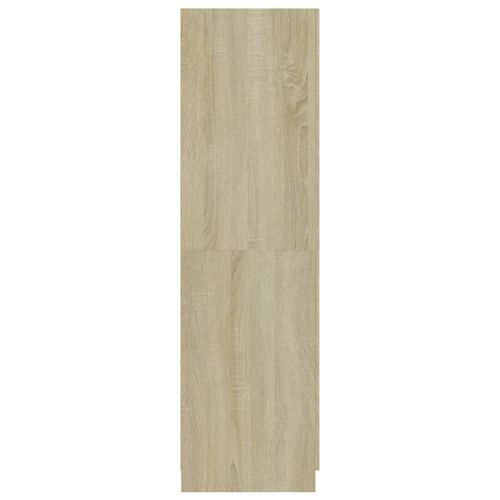 Гардероб, дъб сонома, 80x52x180 см, инженерно дърво