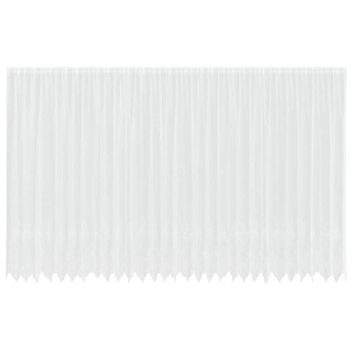 Перде от дантела С завеси Флорален Бяло 280 x 750 см Полиестер