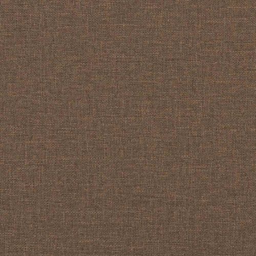 Люлеещ се стол, кафяв, текстил