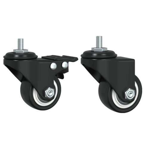 Кухненска количка, опушен дъб, 60x41x76 см, инженерно дърво