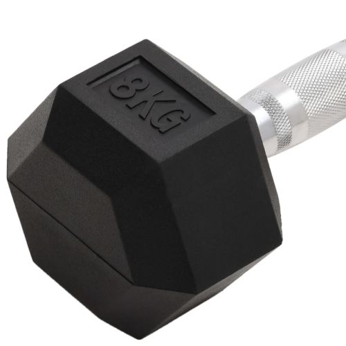 Дъмбели, 2 бр, 16 кг, изцяло от чугун