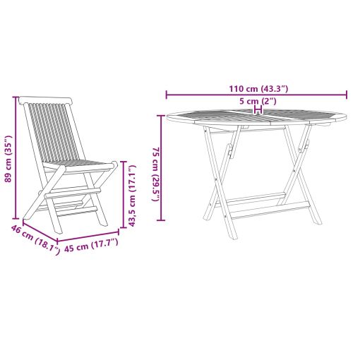 Комплект за хранене в градината 5 pcs Кафяво
