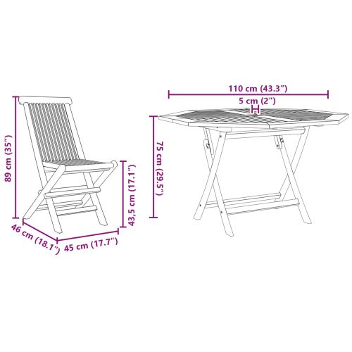 Комплект за хранене в градината 5 pcs Кафяво