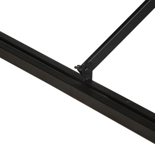 Масичка за кафе 80x80x35 cm Масивна груба дървесина Манго