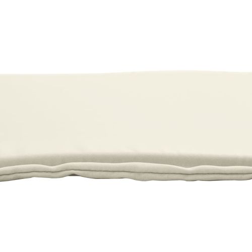 Градински подложки за седалка 2 бр кремав 45x45x2 см квадратни