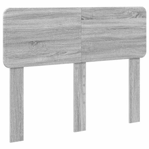 Легло с място за съхранение с таблото Сив Сонома 135 x 190 cm