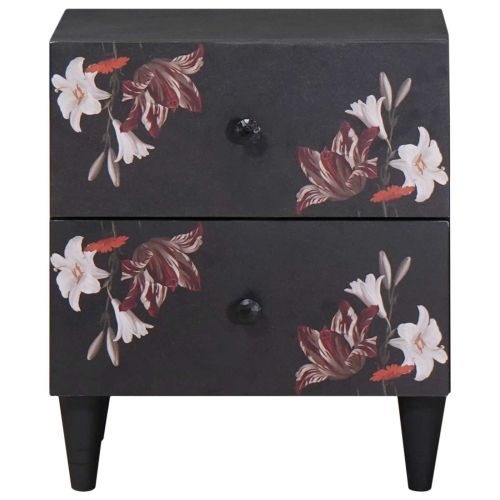 Нощно шкафче с чекмедже 2 pcs Кафяво 40 x 33,5 x 46 см