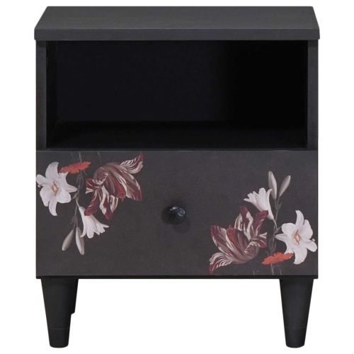 Нощно шкафче 2 pcs Кафяво 40 x 33 x 46 см Солидно мангово дърво