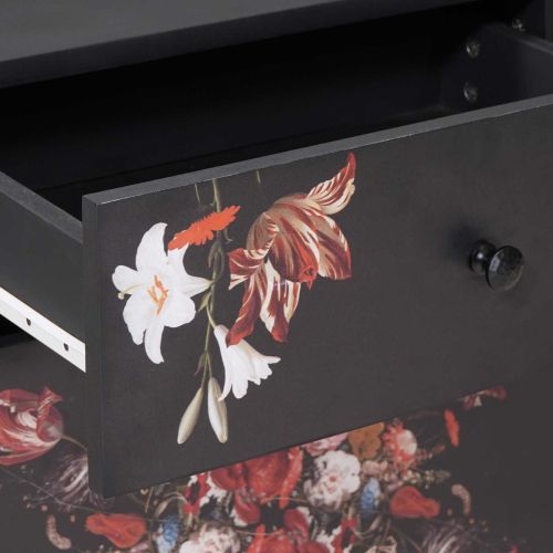 Нощно шкафче Многоцветен 50 x 33 x 60 см Солидно мангово дърво