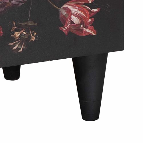 Нощно шкафче Многоцветен 50 x 33 x 60 см Солидно мангово дърво