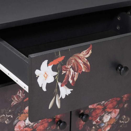 Нощно шкафче Многоцветен 50 x 33 x 60 см Солидно мангово дърво