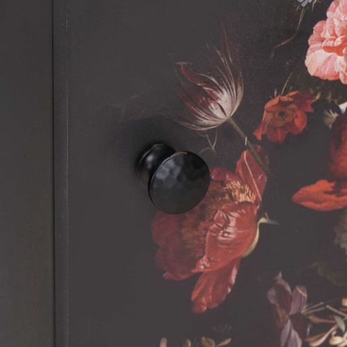 Висящ шкаф Многоцветен 38 x 33,5 x 48 см Солидно мангово дърво