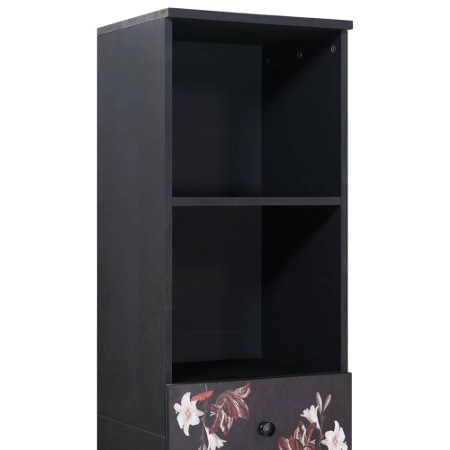 Шкаф за баня с чекмедже с врата Многоцветен 38 x 33,5 x 160 см