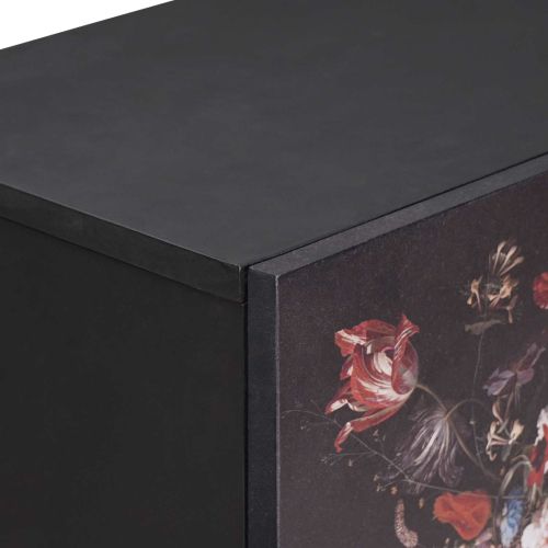 Шкафове за съхранение с врата Многоцветен 90 x 33,5 x 75 см