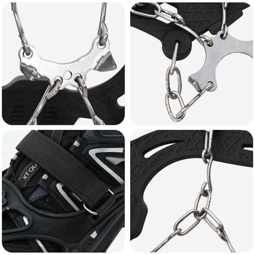 Ледени точки за обувки Черно M