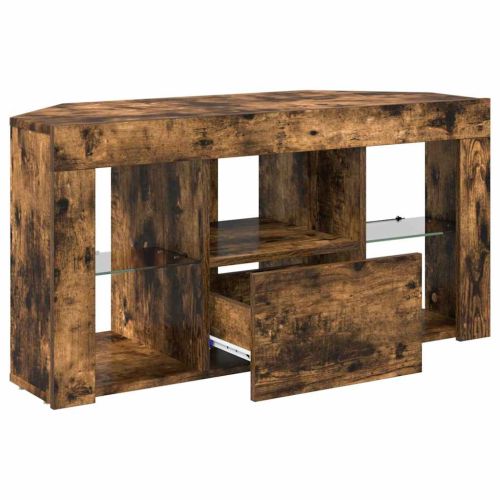 Ъглов кабинет за LED телевизор Димян дъб 105 x 40 x 50 см