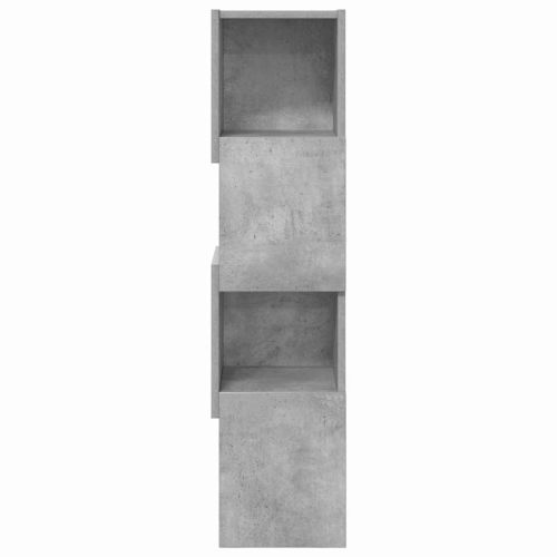 Ъглов шкаф Бяло 25,5x25x102см Инженерно дърво