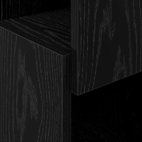 Ъглов шкаф Бяло 25,5x25x80см Инженерно дърво