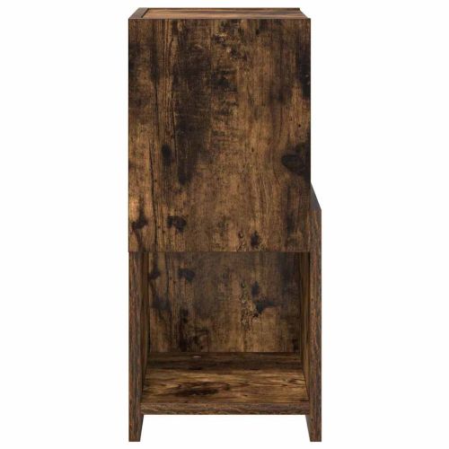 Ъглов шкаф Бяло 25,5x25x55см Инженерно дърво