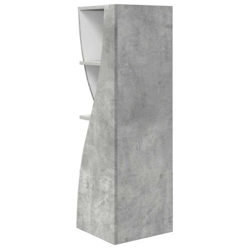 Ъглов шкаф Бяло 32x32x102см Инженерно дърво