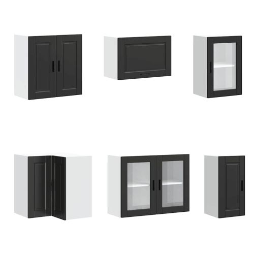 Комплект кухненски шкафове от 11 части Porto, инженерно дърво