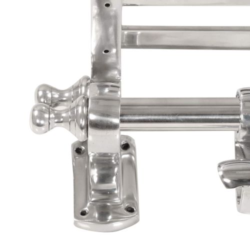 Закачалка за палта Сребрист 77 x 30 x 18 см Алуминий