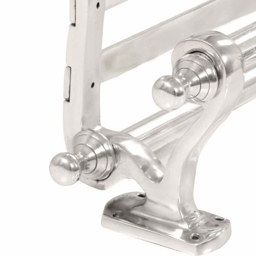 Закачалка за палта Сребрист 77 x 30 x 18 см Алуминий