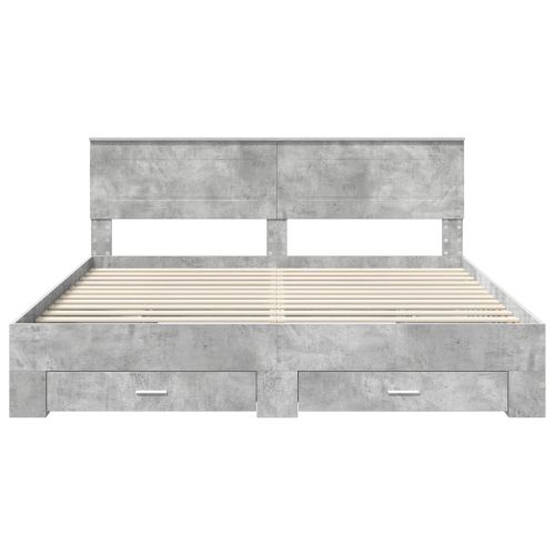 Рамка за легло с чекмедже с таблото Инженерно дърво