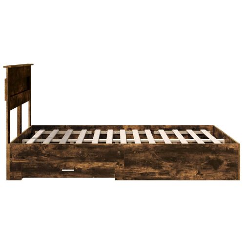 Рамка за легло с таблото Димян дъб 150 x 200 cm Инженерно дърво