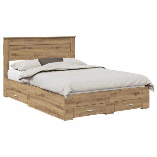 Рамка за легло с чекмедже с таблото Инженерно дърво