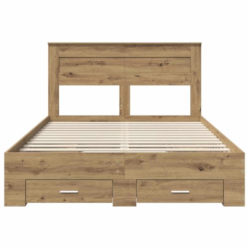 Рамка за легло с чекмедже с таблото Инженерно дърво