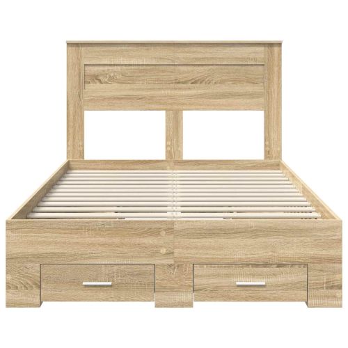 Рамка за легло с чекмедже с таблото Инженерно дърво