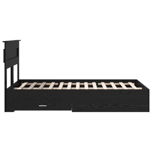 Рамка за легло Черния дъб 120 x 190 cm Инженерно дърво