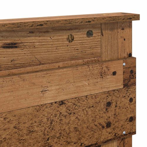 Рамка за легло Старо дърво 120 x 190 cm Инженерно дърво