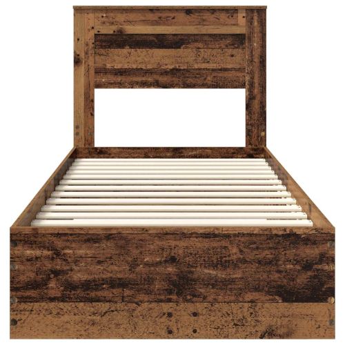 Рамка за легло с чекмедже с таблото Инженерно дърво