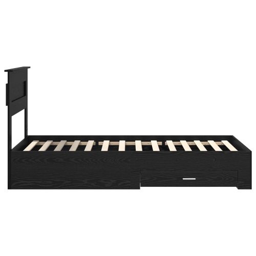 Рамка за легло с таблото Черния дъб 90 x 190 cm Инженерно дърво