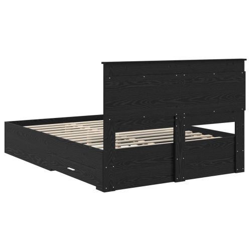 Рамка за легло с чекмедже с таблото Инженерно дърво