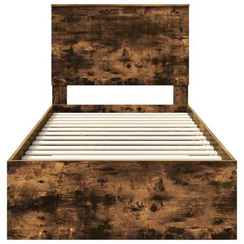Рамка за легло с таблото Димян дъб 90 x 200 cm Инженерно дърво