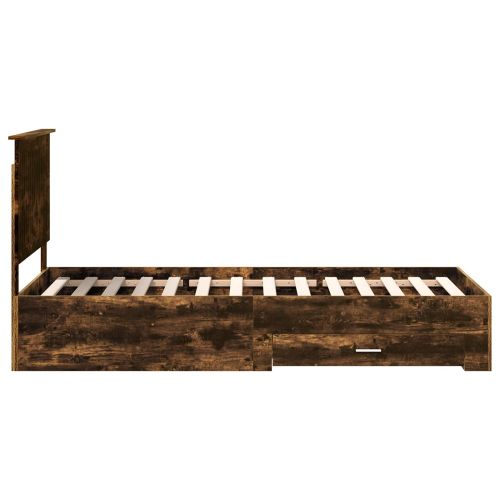 Рамка за легло с таблото Димян дъб 90 x 190 cm Инженерно дърво