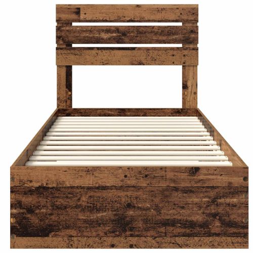 Рамка за легло с чекмедже с таблото Инженерно дърво