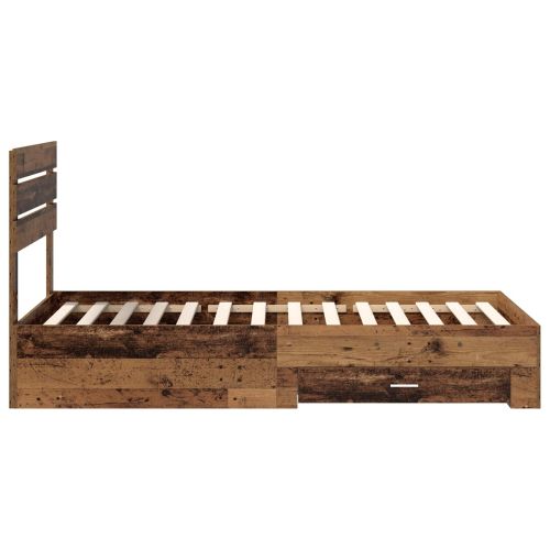 Рамка за легло с чекмедже с таблото Инженерно дърво