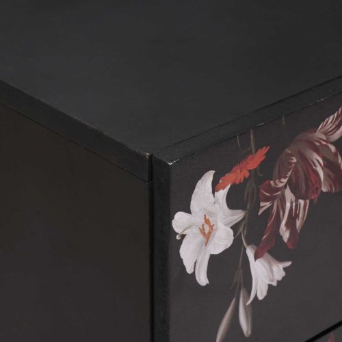 Нощно шкафче Кафяво 40 x 33,5 x 46 см Солидно мангово дърво