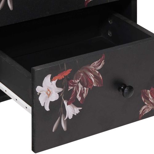 Нощно шкафче Кафяво 40 x 33,5 x 46 см Солидно мангово дърво