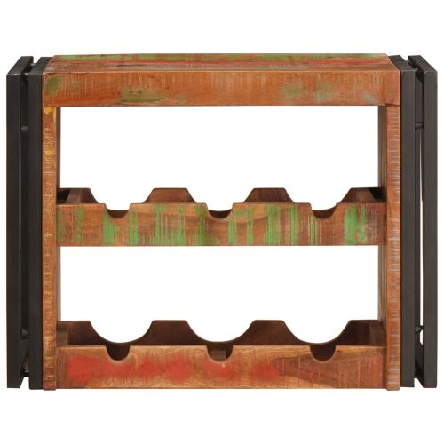 Винен рафт 100 x 45 x 33 см Солидна рециклирана дървесина