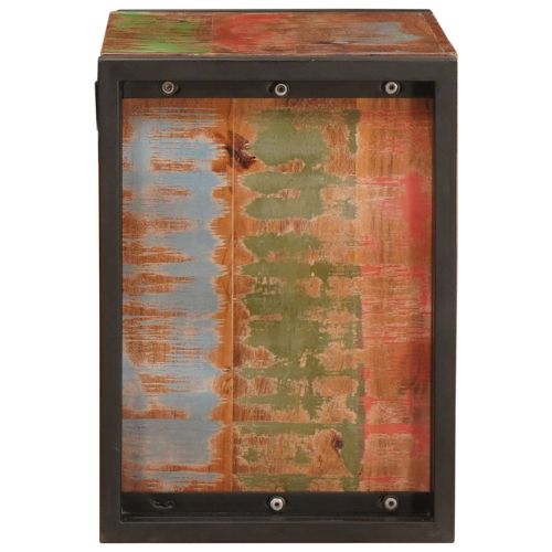 Винен рафт 100 x 45 x 33 см Солидна рециклирана дървесина