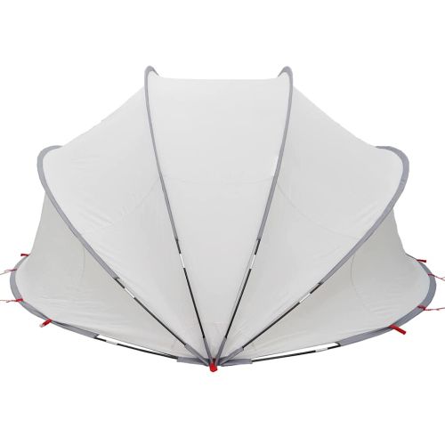 Купол за басейн Сив и оранжев 405 x 405 x 192 см